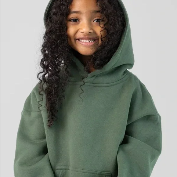NWT Kids Comfrt Hoodie - Forest - Picture 2 of 3